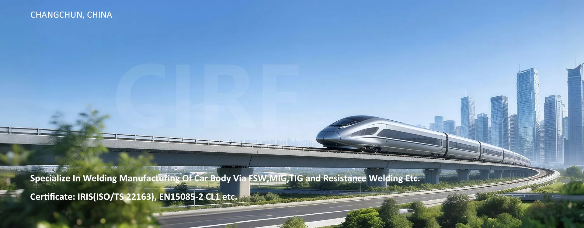 Specialize in welding manufacturing of Car body via FSW,MIG,TIG and Resistance welding etc. 
Certificate: IRIS(ISO/TS 22163), EN15085-2 CL1 etc. 